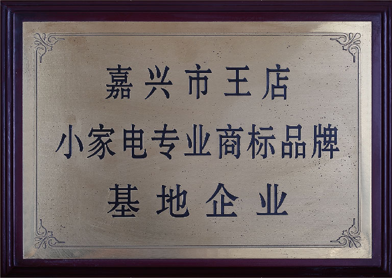 嘉興市王店小家電專(zhuān)業(yè)商標(biāo)品牌基地企業(yè)